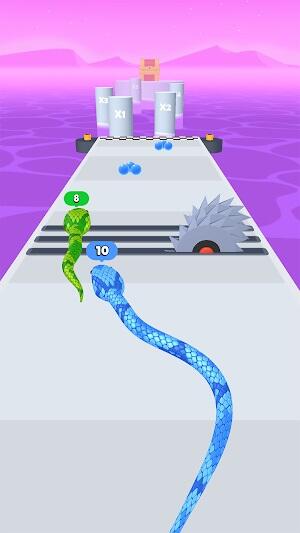 Snake Run Race Mod Apk Unlimited Money