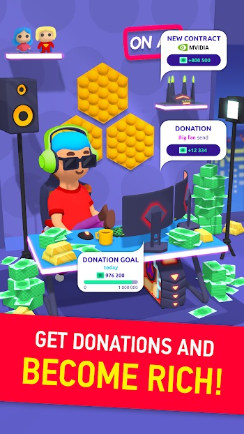 Idle Streamer Tycoon Mod Apk Unlimited Money Free Download