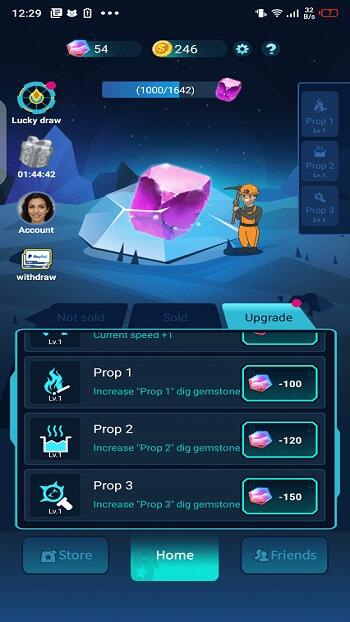 Dig The Gemstone Apk Unlimited Diamonds